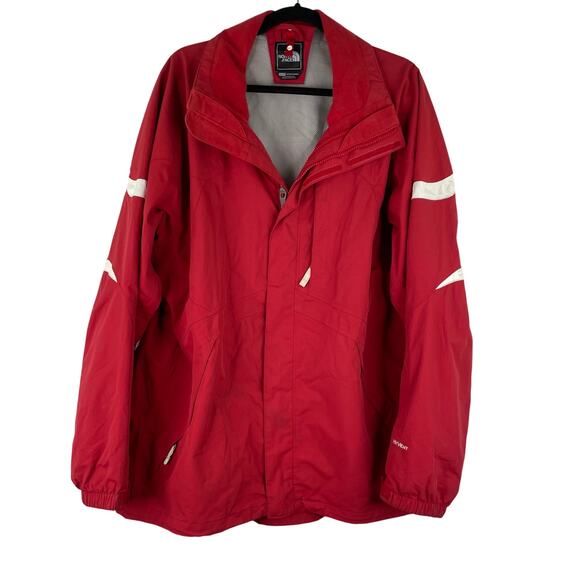 The North Face Hyvent Red Full Zip Men's Jacket Snowboard Men's XL - Picture 1 of 16